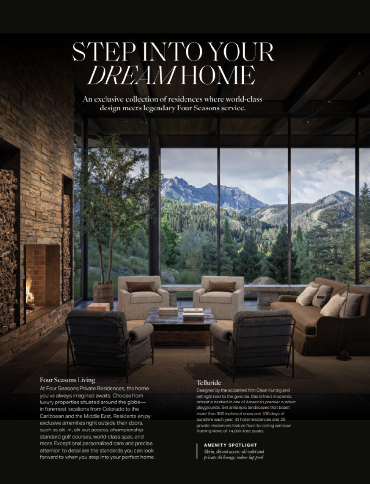 Four Seasons Private Residences — Step Into Your Dream Home spread