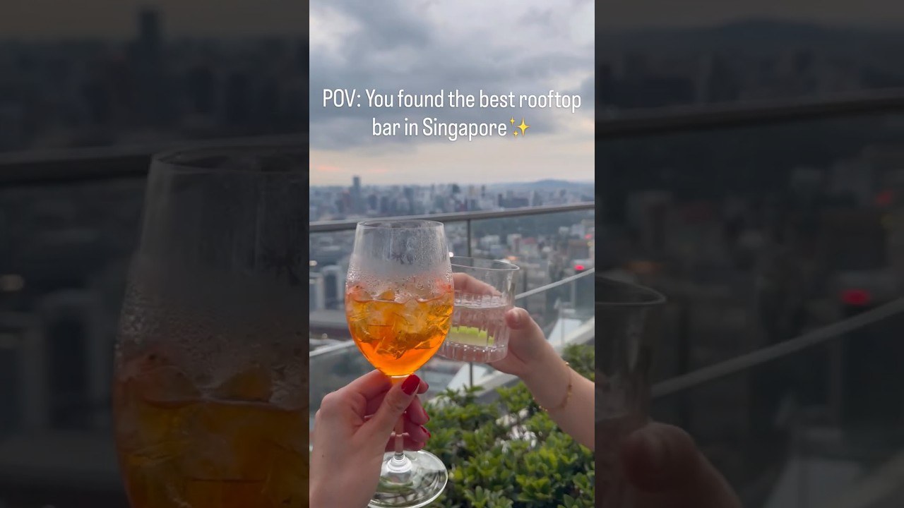 POV: You Found the Best Rooftop Bar in Singapore