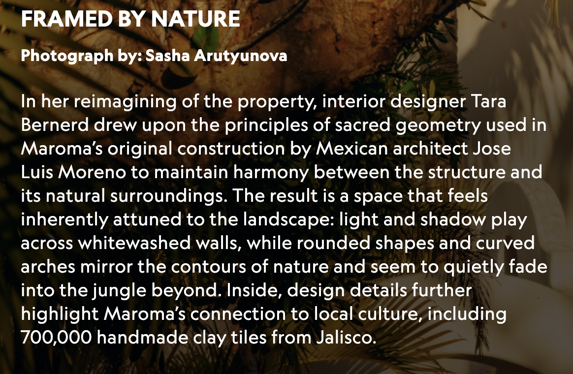 Framed by Nature — photo gallery caption