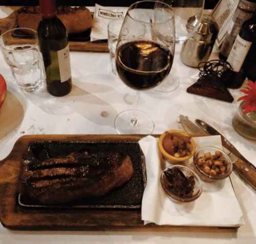 Bife de Chorizo at La Cabrera, buenos aires