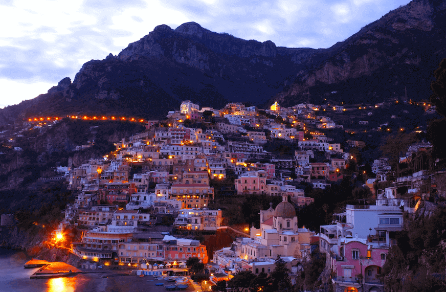 Amalfi Coast sceneic view
