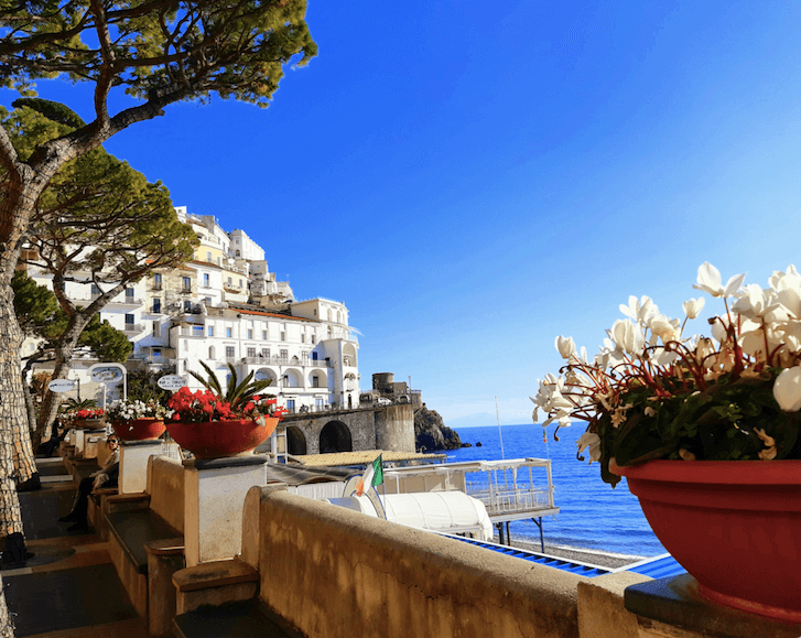 restaurants in amalfi coast