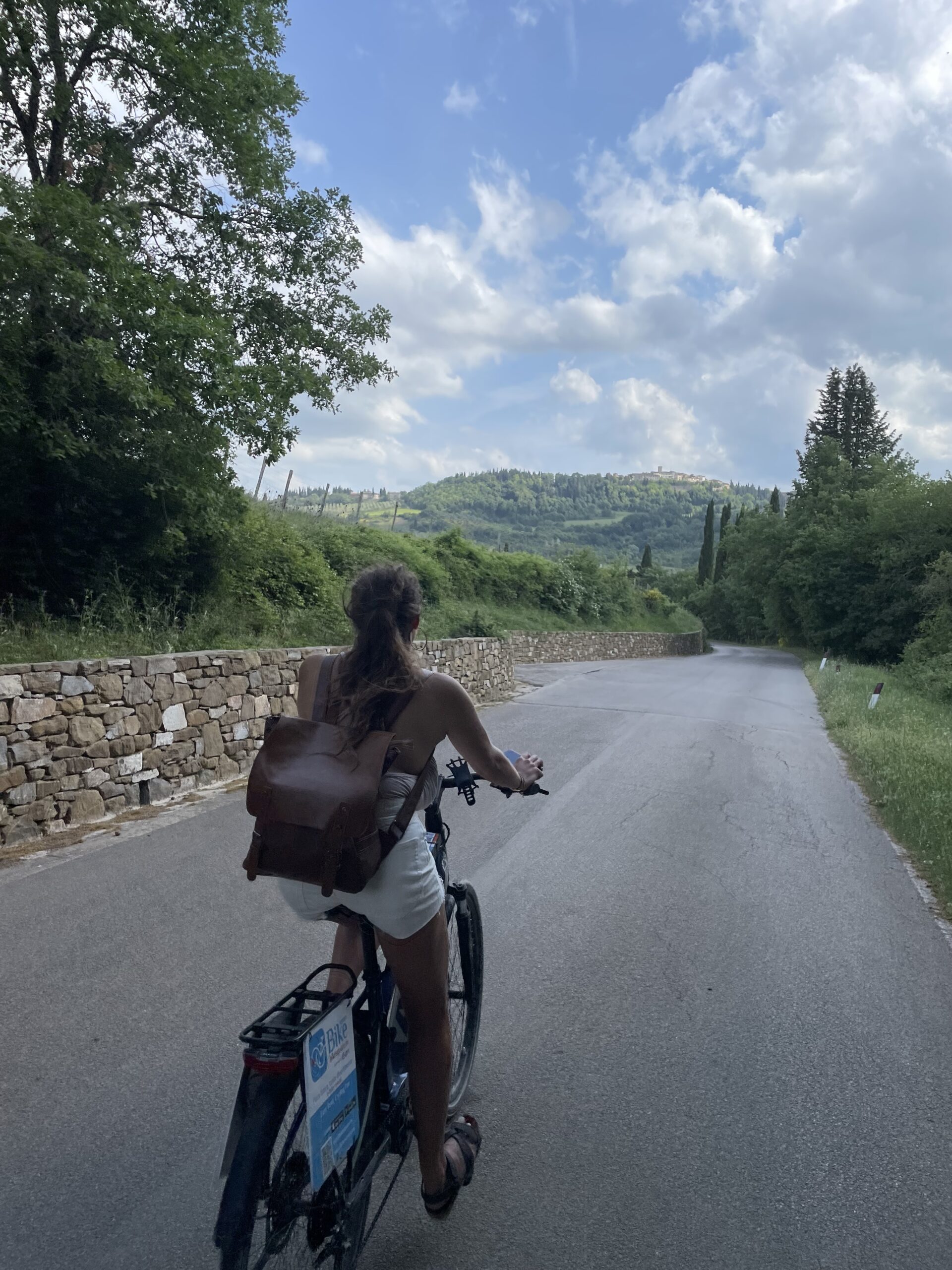 bike riding in tuscany