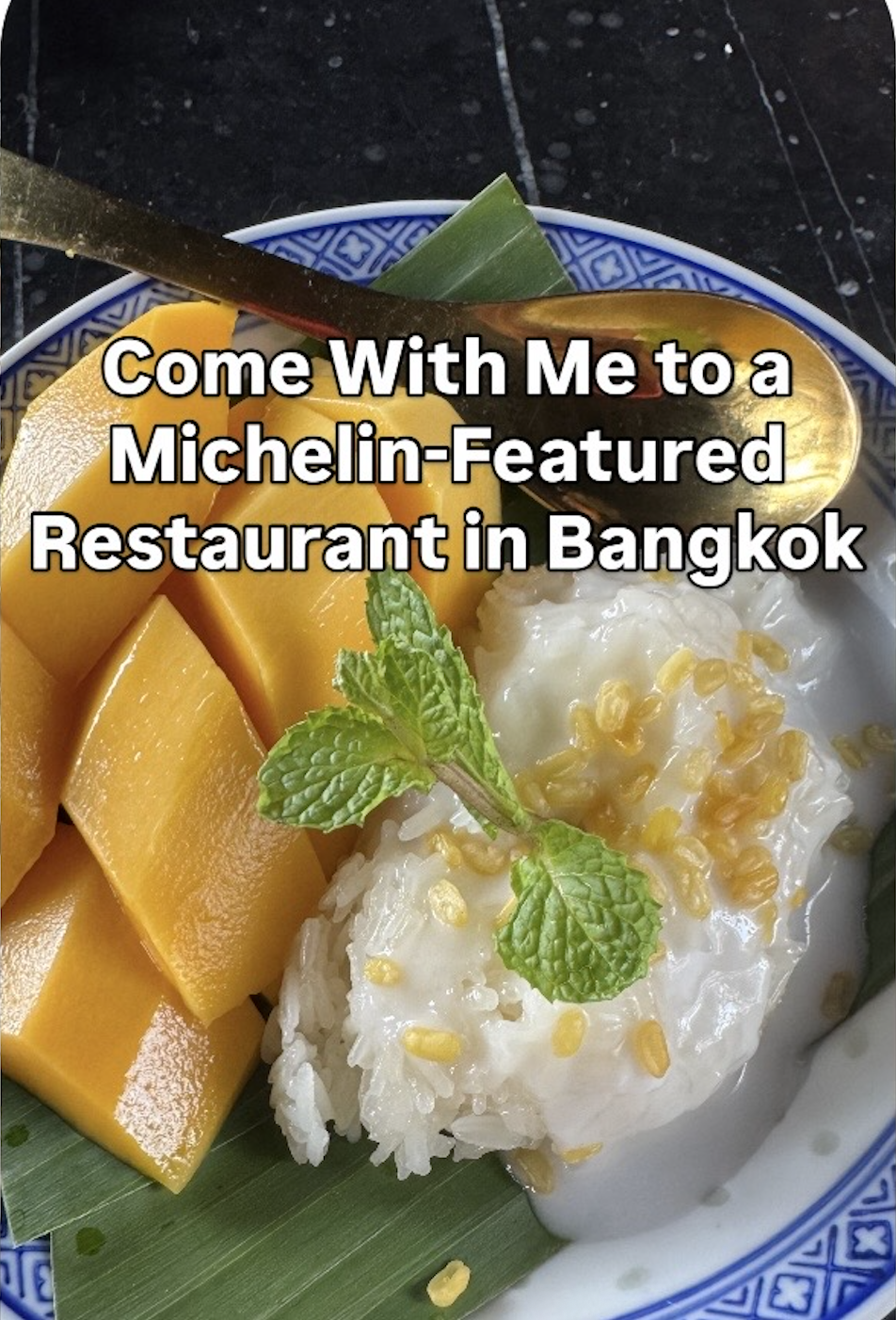 Come with me to a Michelin-featured restaurant in Bangkok — Rongros reel